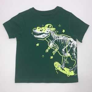 Children’s Place Shirt Short Sleeve Dino 12-18m